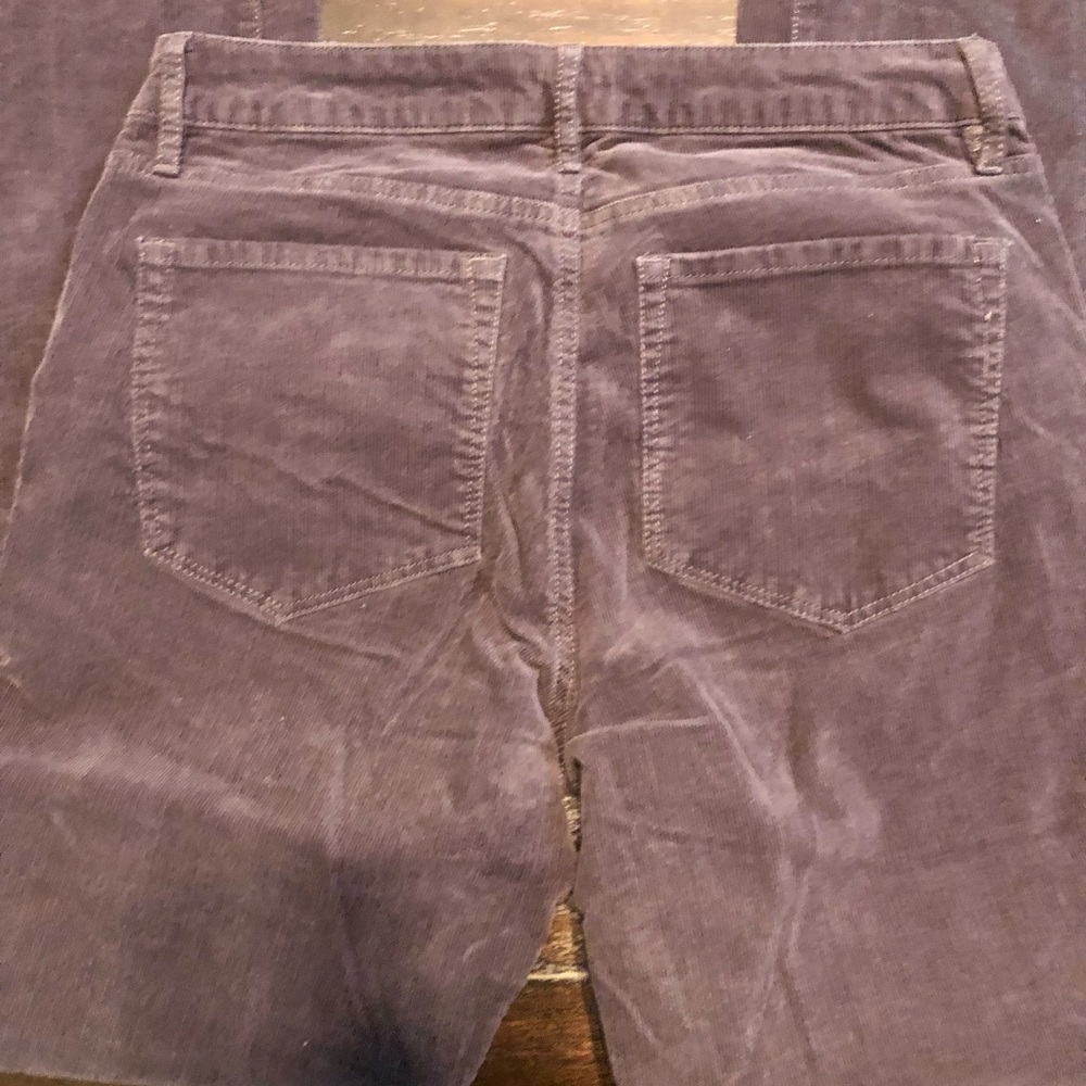 Loft grey corduroy curvy skinny pants